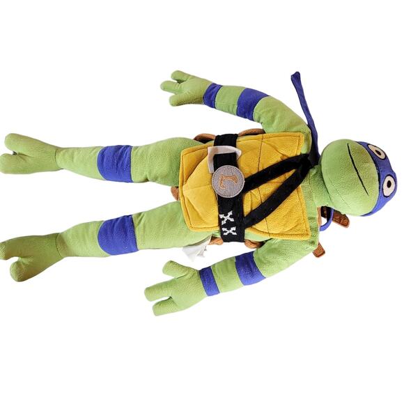 TMNT Mutant Mayhem Plush Leonardo Set 2 Ninja Turtle 26" Stuffed CollectibleToys - Picture 4 of 11